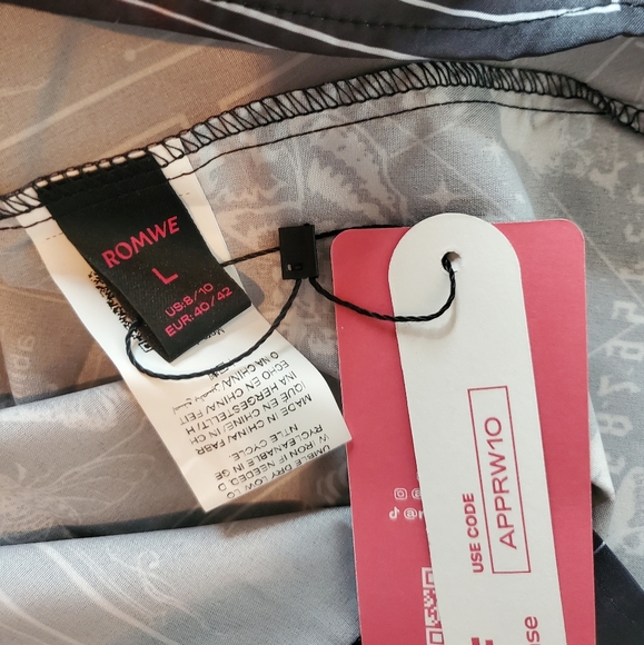 🖤 3/$45 NWT Shein Romwe Gothic Tarot Print Dress - Picture 4 of 4